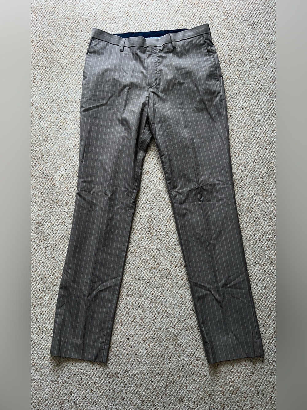 Banana Republic 32x34 Blue and White Stripe Slim Fit